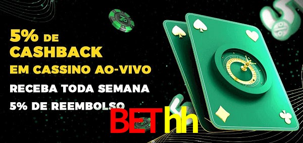 Promoções do cassino ao Vivo bethh